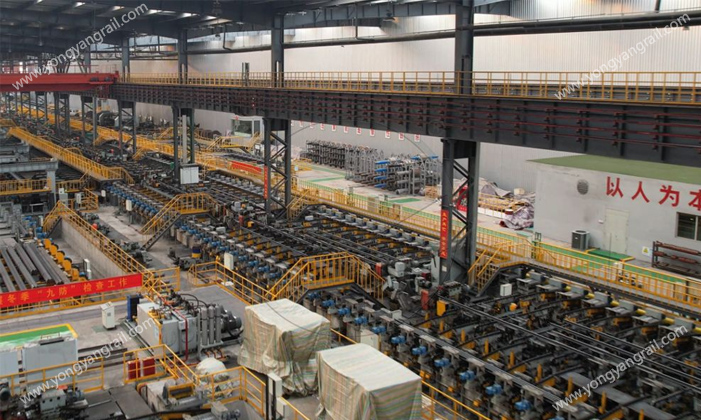 Heavy rail workshop of Hebei Yong Yang Steel Group 